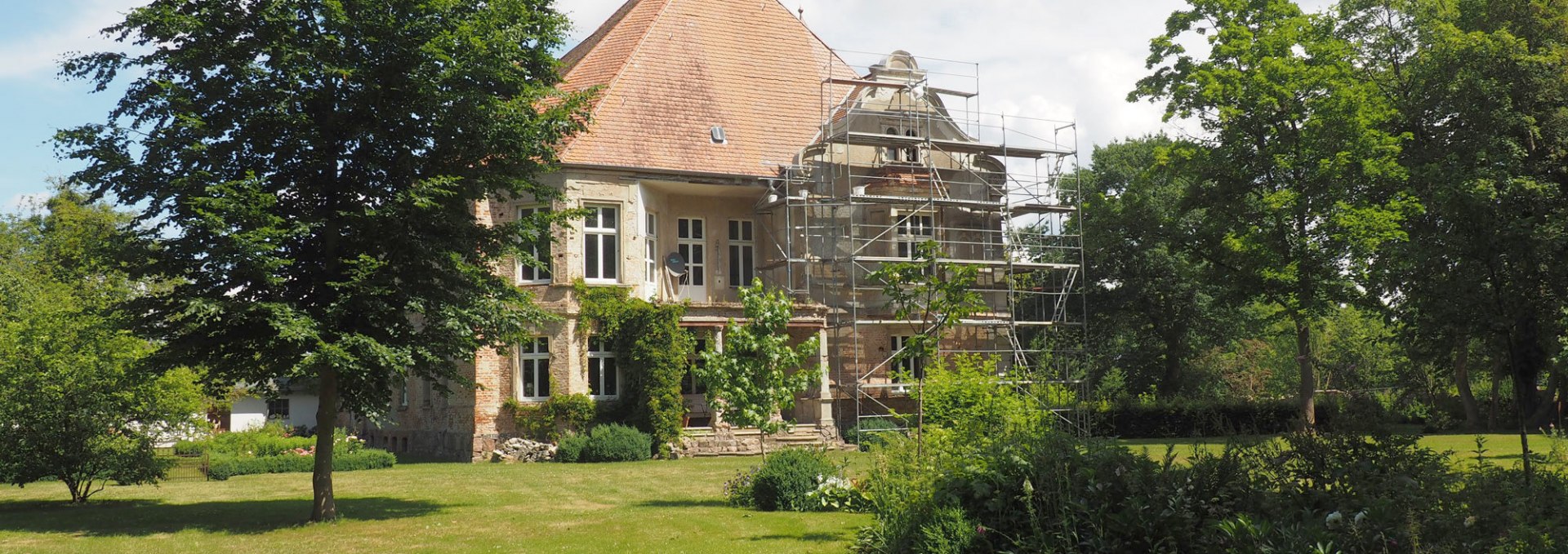 Rear view of Sophienhof Castle, © Annelie Maiwald