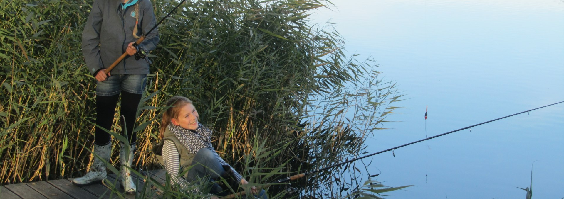 Fishing fun at lake Teterow, © Jana Koch