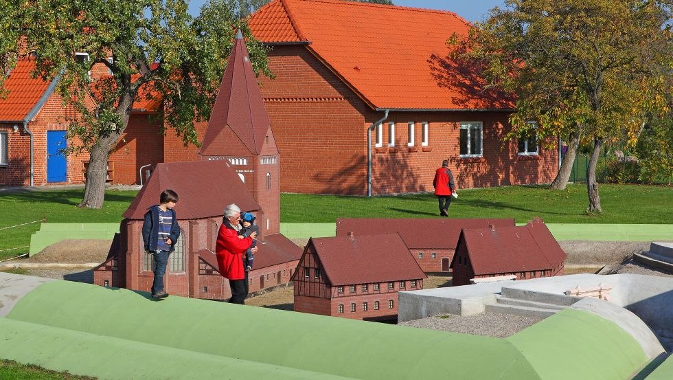 Scale model of the fortress Kirchdorf, © Kurverwaltung Ostseebad Insel Poel