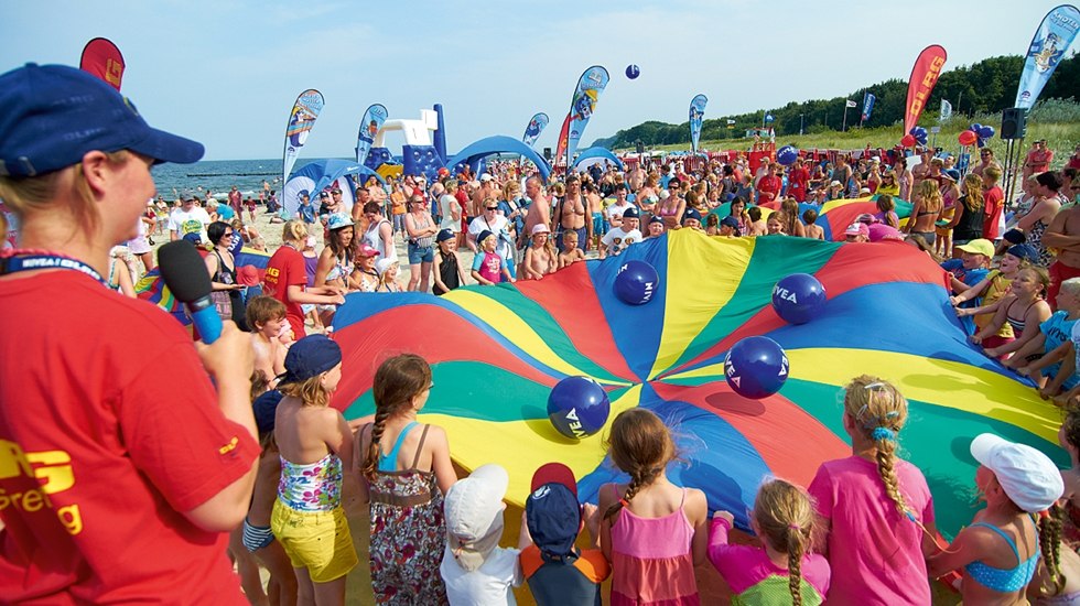 Beach festival on the Baltic Sea, © DLRG/NIVEA