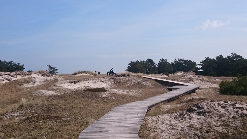 Plank footbridge at Darßer Ort, © TMV/UB