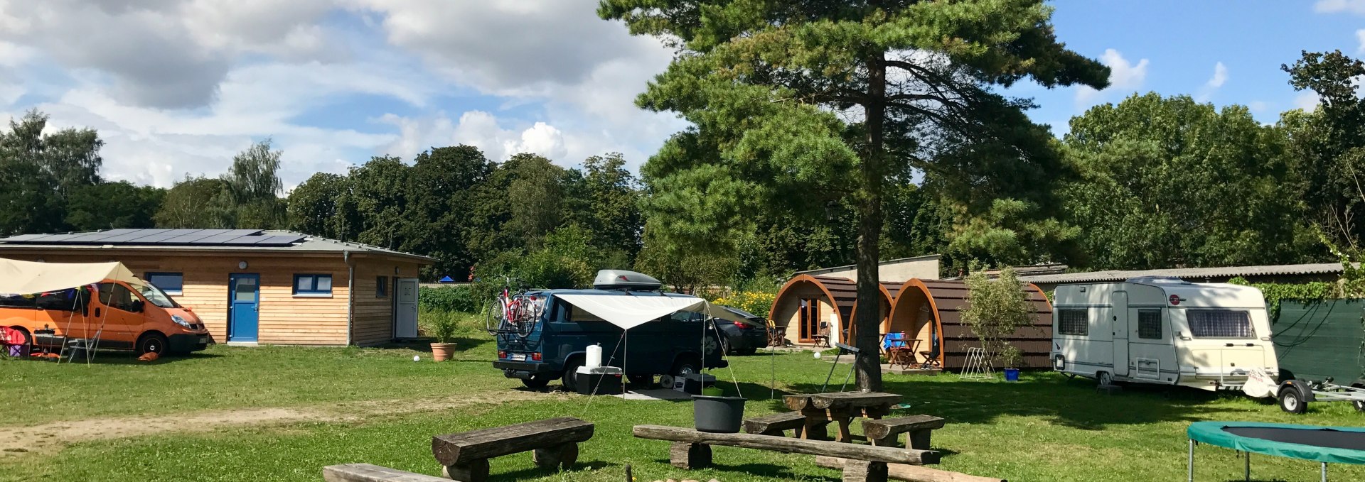 Campsite with canoe station, © Christa Labouvie