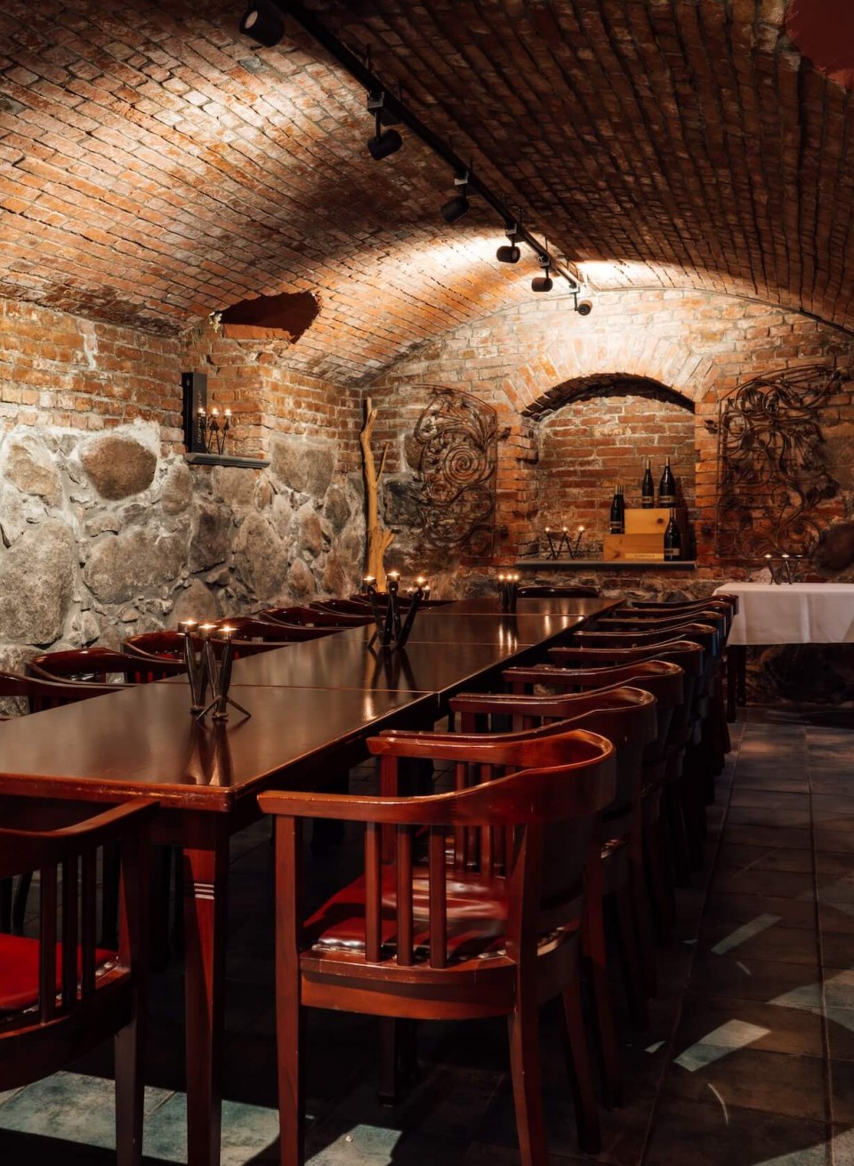 The cellar vault in the Wöhler restaurant in Schwerin