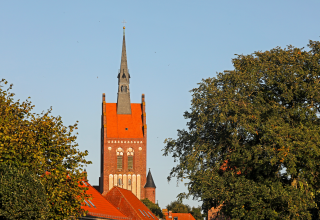 Usedom town church and town hall, © TMV/Gohlke