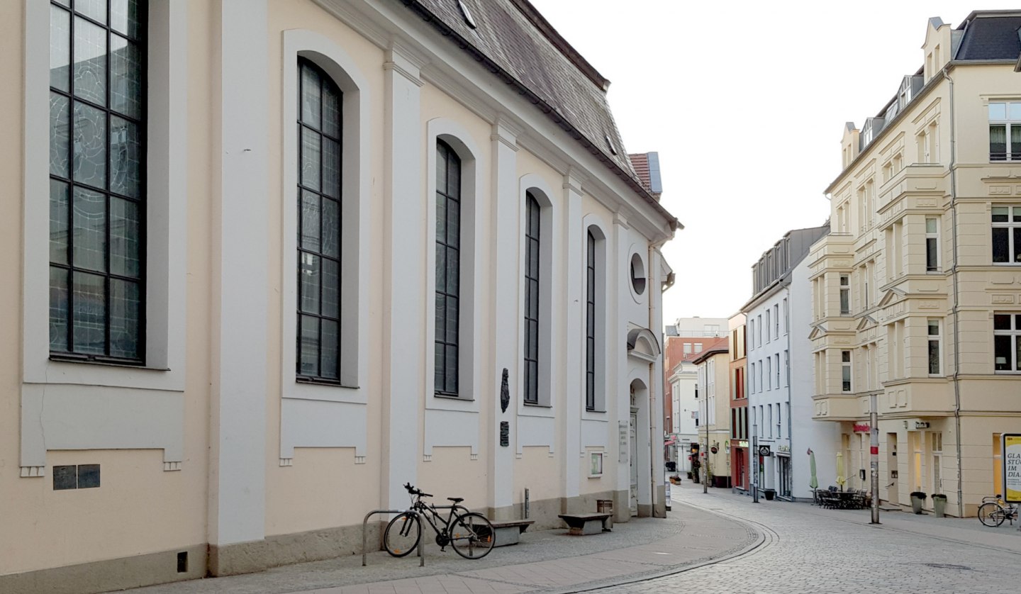 The facade of St. Anna in Schwerin seen from Schlossstraße., © Tourismusverband Mecklenburg-Schwerin