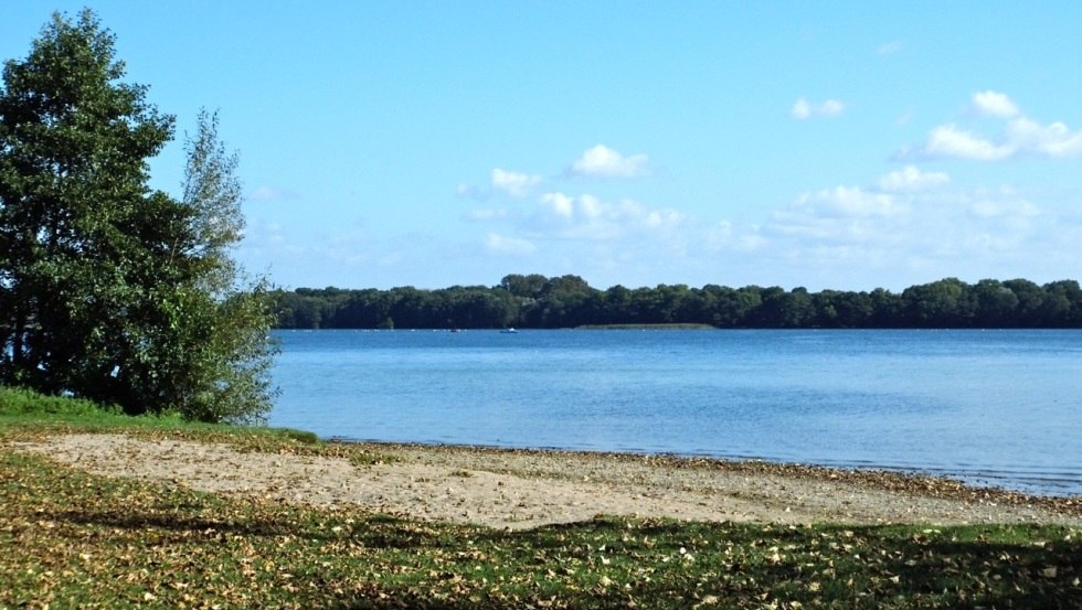 View of the bathing place in Gallentin in autumn, © Ulis Kinderland e.V.