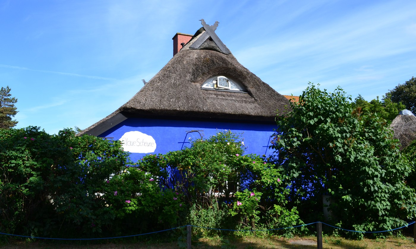 Blue barn in Vitte, © Hiddenseer Hafen- und Kurbetrieb