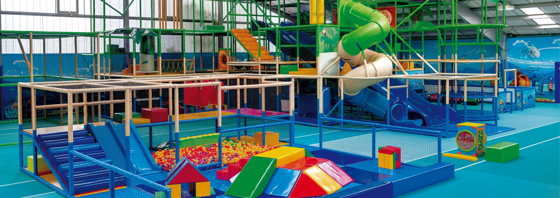 Indoor playground in the world of experience SPLASH, © Precise Resort Rügen GmbH