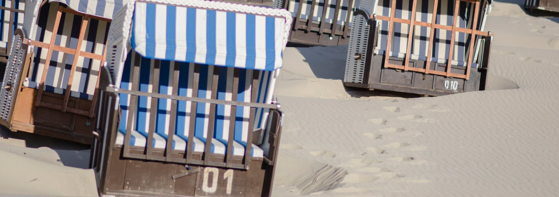 Beach chairs in seaside resort Ahlbeck, © TMV/Nikulski