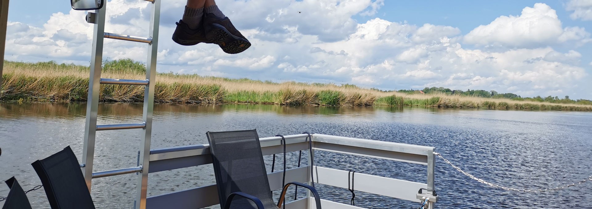 Houseboat vacation with boat Manfred on the Peene, © Smobilia GmbH & Co. KG