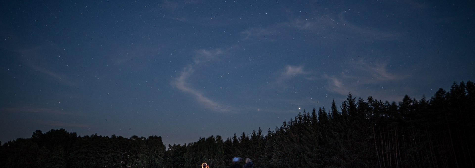 Starry sky at lake Kummerow, © Tobias Kramer