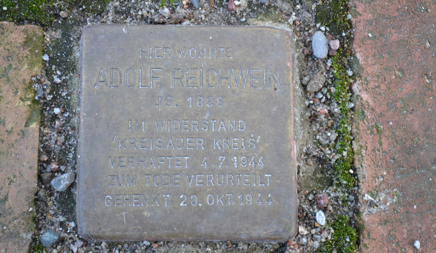 Adolf Reichwein's stumbling block, © Hiddenseer Hafen- und Kurbetrieb