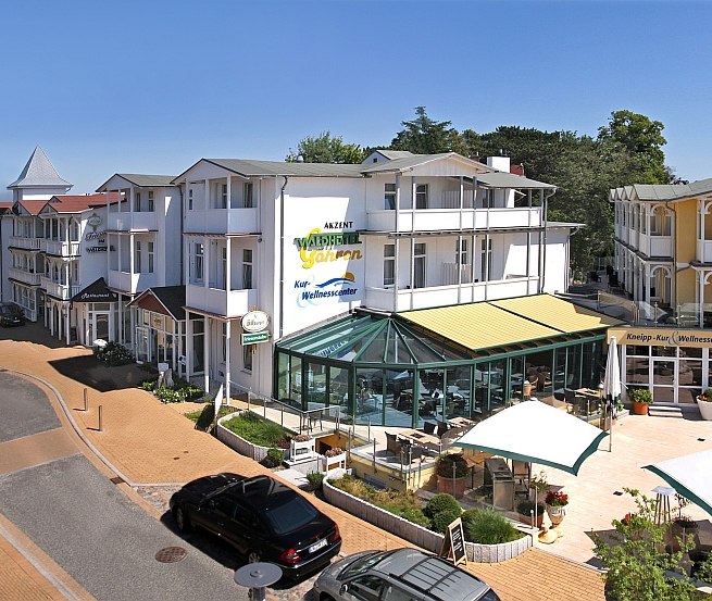 The AKZENT Waldhotel Göhren on the Island of Rügen directly on the beach, © AKZENT Waldhotel Göhren GmbH