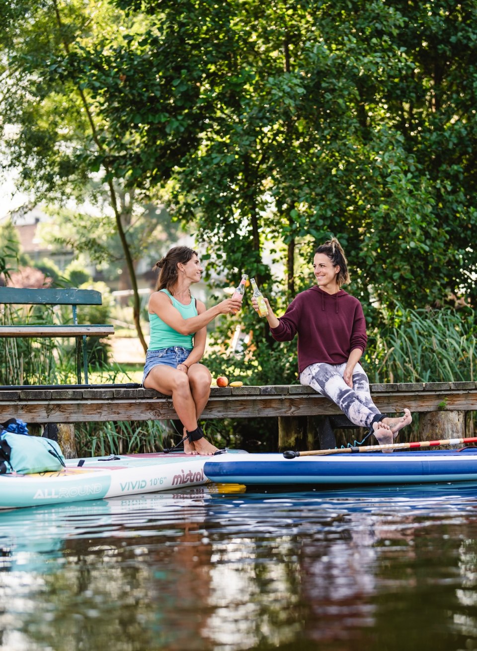 Along the way, idyllic footbridges invite you to take a break and have a picnic., © TMV/Gross