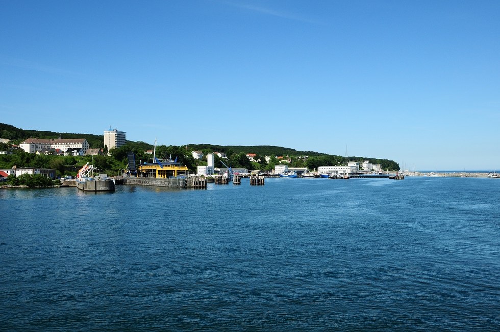 Panoramic view Sassnitz with city harbor, © Tourismuszentrale Rügen