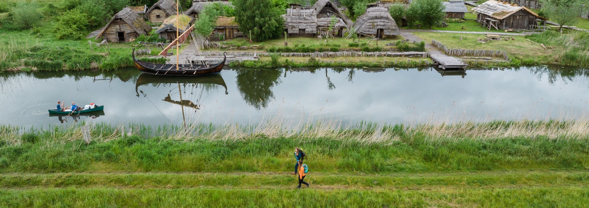 Ukranenland near Torgelow in the Stettiner Haff Nature Park is an exciting place full of history, encounters and experiences! Here you can immerse yourself in the life of the Ukranians who lived here in the Middle Ages., © TMV/Gross