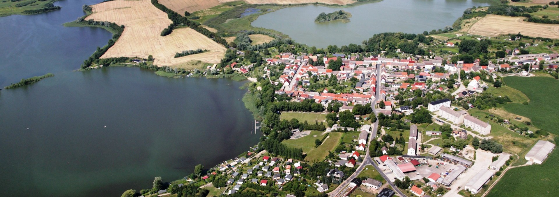 Fürstenwerder with the Great Lake and the Dam Lake, © Tourismusverein Fürstenwerder