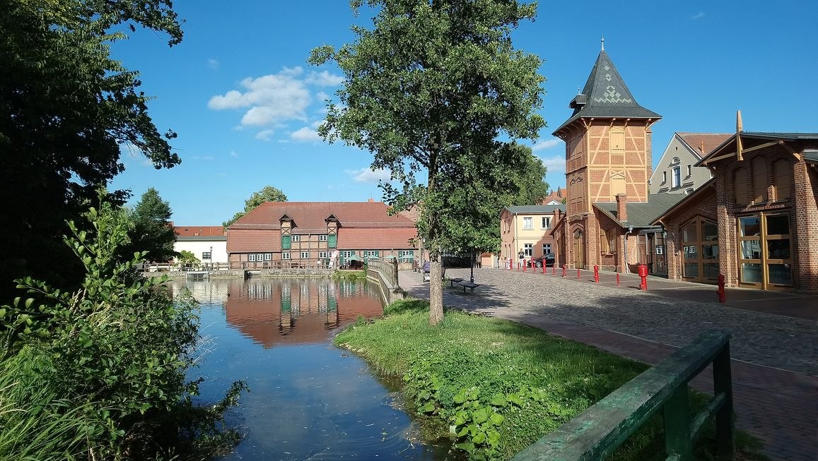 Mill district with Spritzenhaus and town mill, © Jana Koch