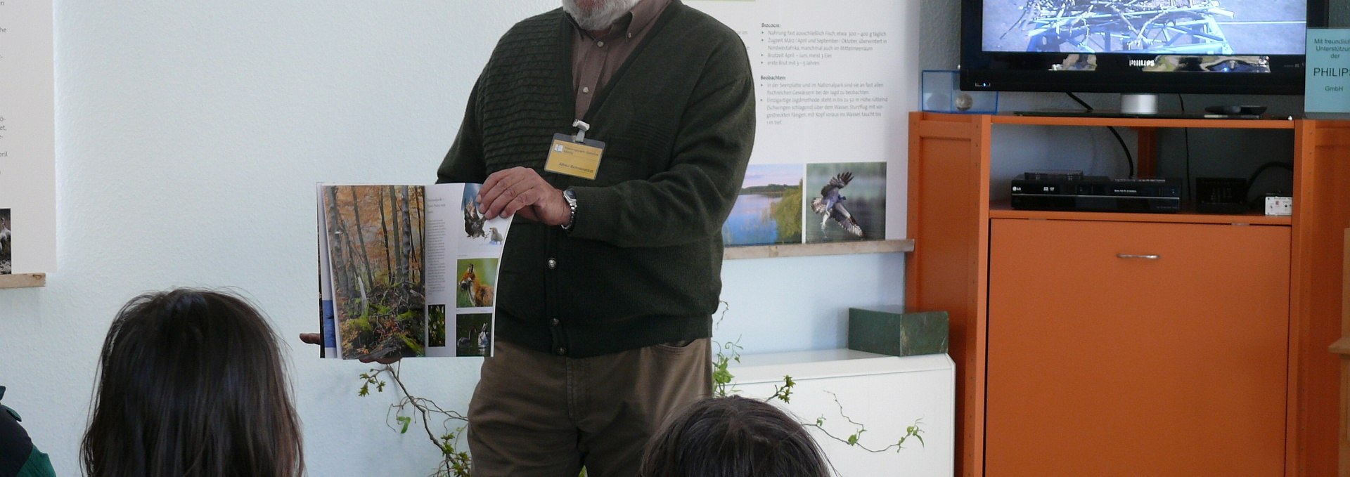 Direct transmission from the osprey nest, © Nationalparkamt Müritz/B. Lüthi-Herrmann