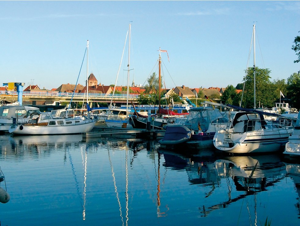 City harbor in Plau am See, © Hendrik Silbermann