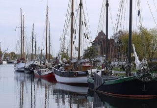 Some of the ships and boats in the museum harbour are more than 100 years old, © Sven Fischer