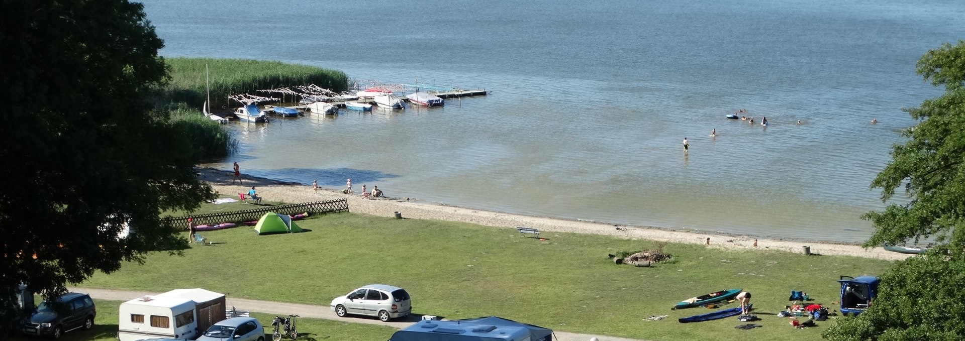 Bathing beach at the campsite, © Campingparadies Dahmen