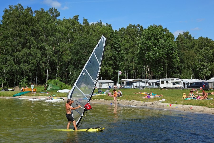 Bathing beach at the "Boek" campsite, © Rene Legrand