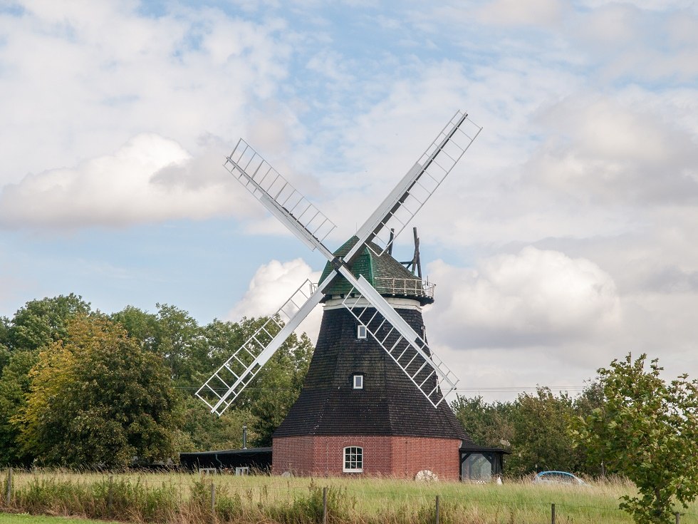 the idyllically situated mill Nantrow, © Frank Burger