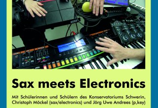 Sax meets electronics, © Konservatorium Schwerin