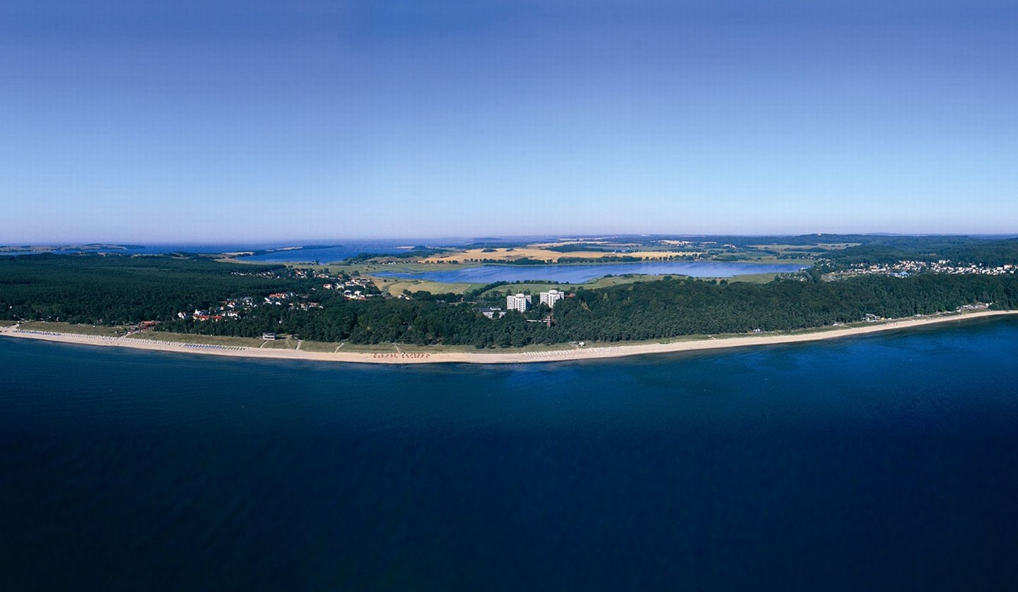 Aerial view Cliff Hotel Rügen, © Cliff Hotel Rügen