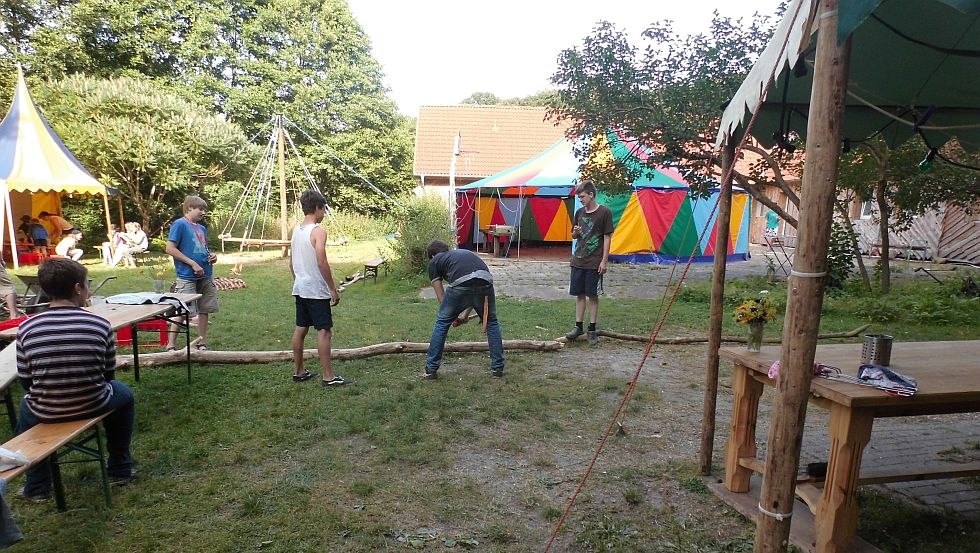 Actions on the outdoor area, © Bauspielplatz Schwerin e.V.