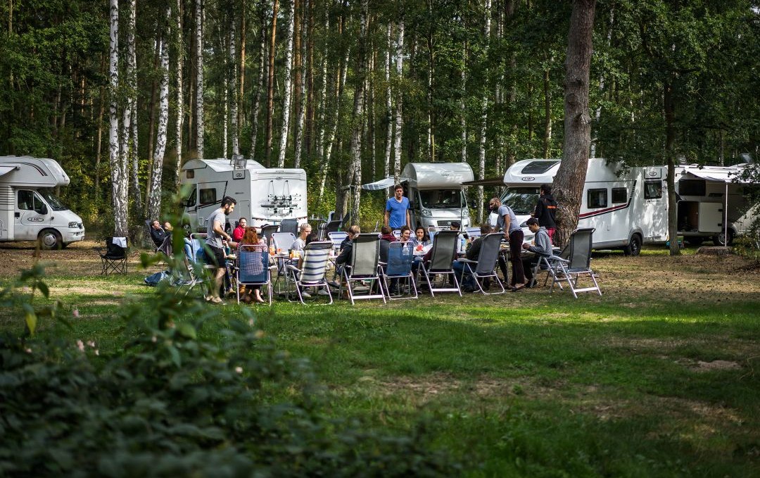 Camping as a group, © Rene Legrand