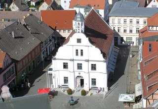 Wolgast town hall from above, © Baltzer