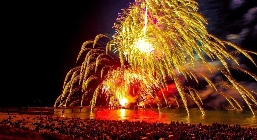 New Year's Eve on the beach, © Helmut Strauß