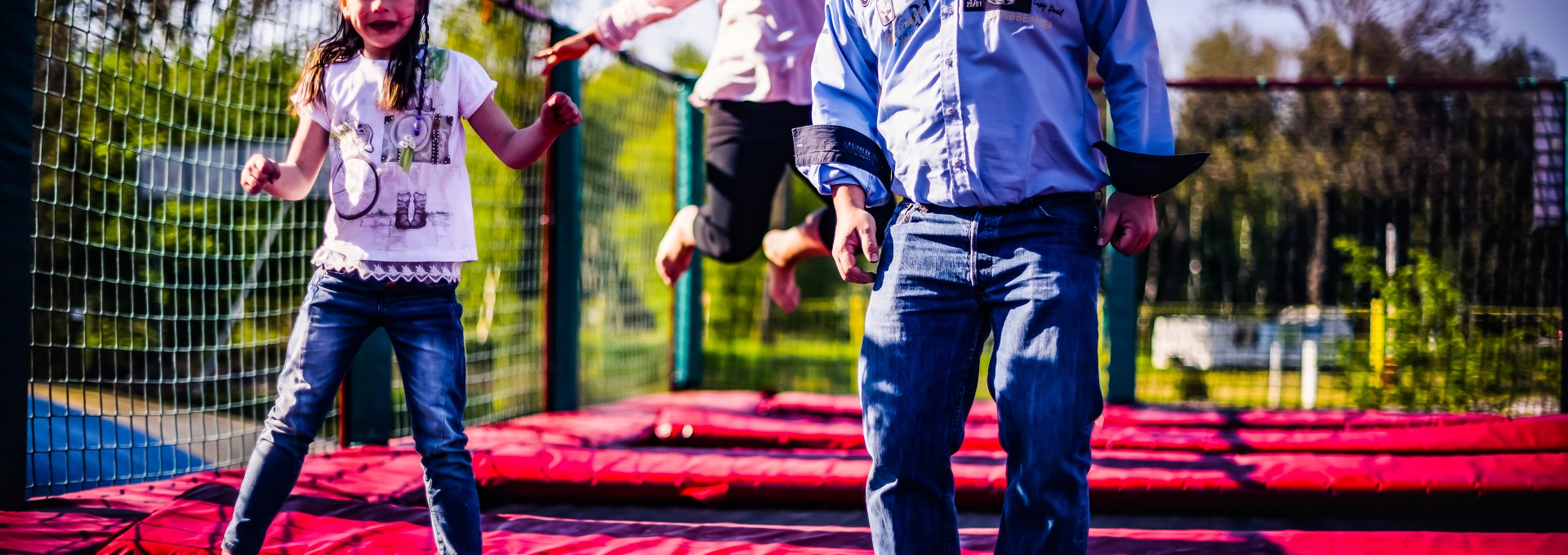 Kinderland Trassenheide Trampoline, © Kinderland Trassenheide/ B. Eske