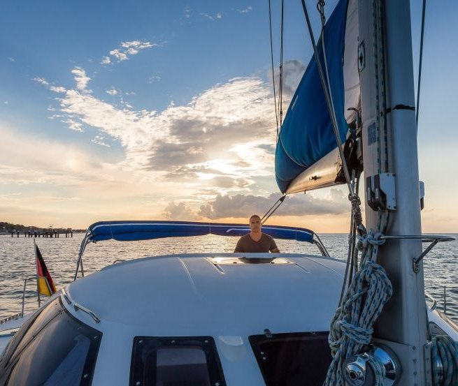 Sailing with the catamaran VIAMAR in Kühlungsborn, © VMO, Alexander Rudolph