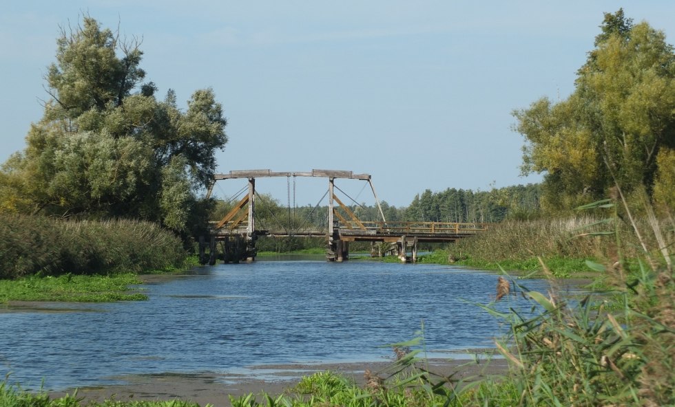 The wooden drawbridge over the Trebel is only a few hundred meters from the WWR, © Martin Hagemann