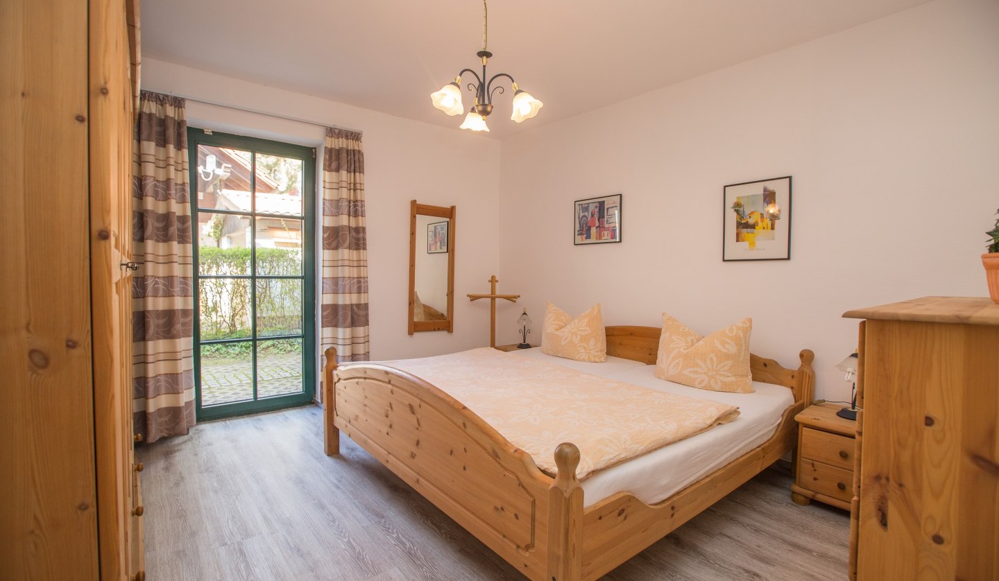 Bedroom in cottage Seeblick, © Ferienkontor