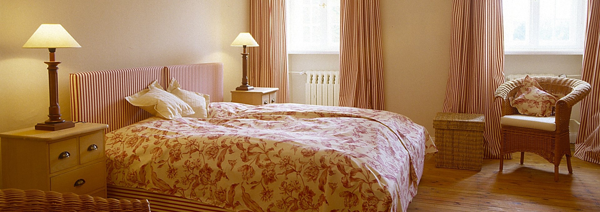 View of a double room of a suite for 6 people, © Jagdschloss Bellin