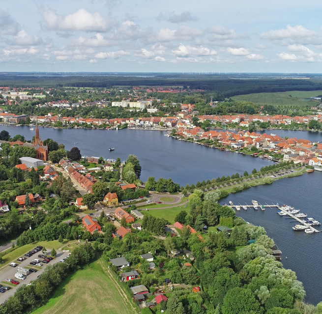 Beautiful view over Malchow, © TMV/Gohlke