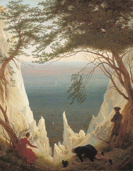 © Caspar David Friedrich, Kreidefelsen auf Rügen, 1818 © Kunst Museum Winterthur, Stiftung Oskar Reinhart, Foto: SiK-iSeA, Zürich (Philipp Hitz)