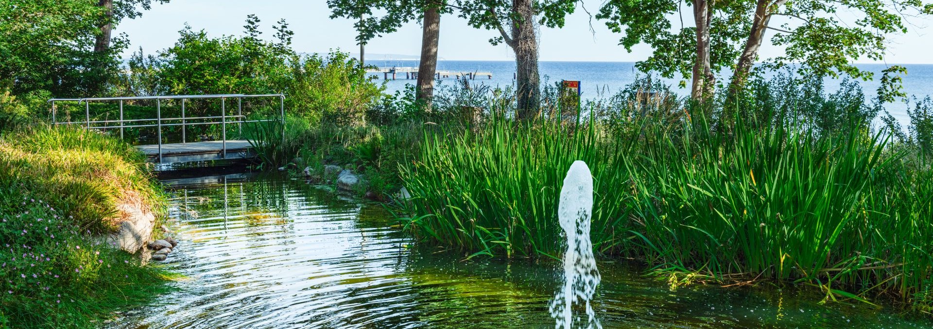 The Kneipp garden in the Baltic resort of Göhren is an oasis of tranquility., © TMV/Tiemann