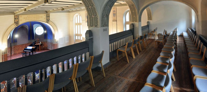 Interior view of the hospital church, © Förderverein Klinikumskirche zu Stralsund e.V.