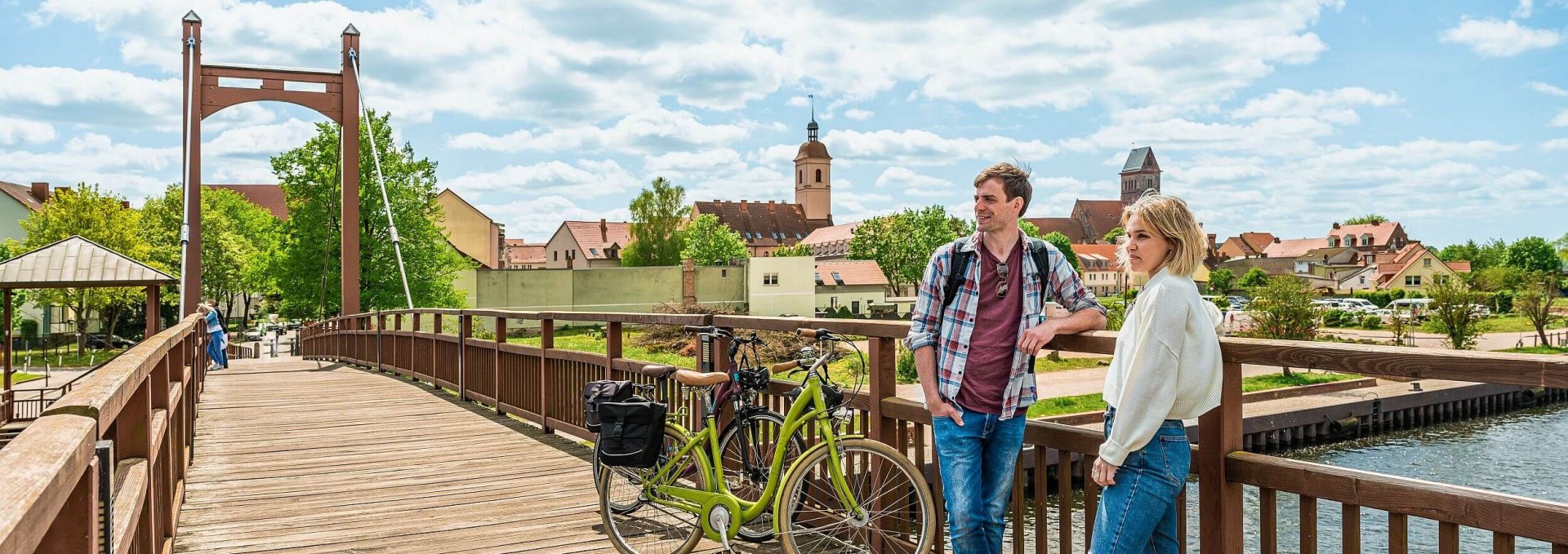 Pedestrian bridge in Anklam, © TMV/Tiemann