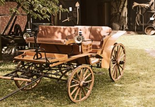 Courtyard with carriage, © Heimatverein Lieper Winkel e.V.