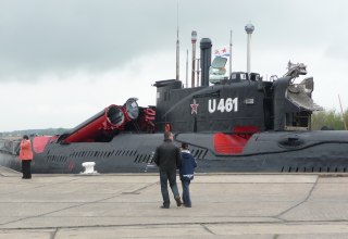 Submarine in Peenemünde harbor, © Sabrina Wittkopf-Schade