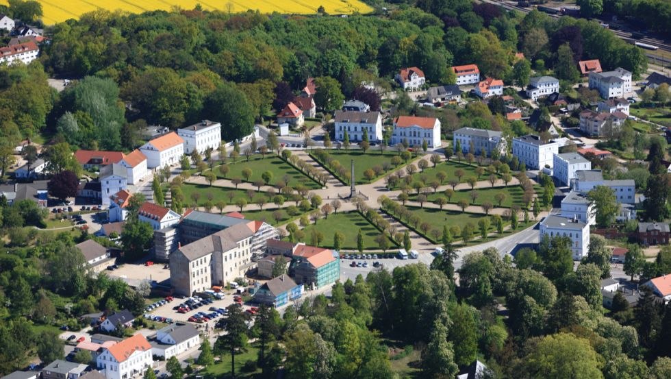 Aerial view of Circus in Putbus, © TMV/Grundner