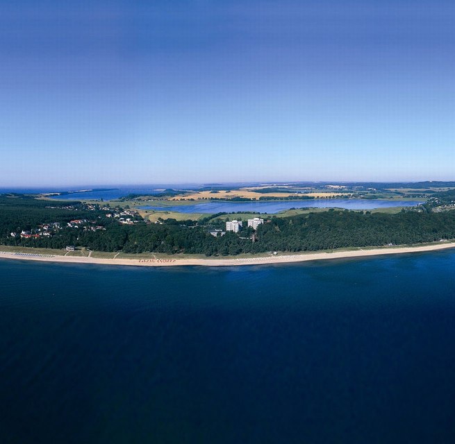 Aerial view Cliff Hotel Rügen, © Cliff Hotel Rügen