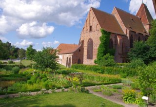 View of the monastery garden, © Klosterverein Rehna e.V.