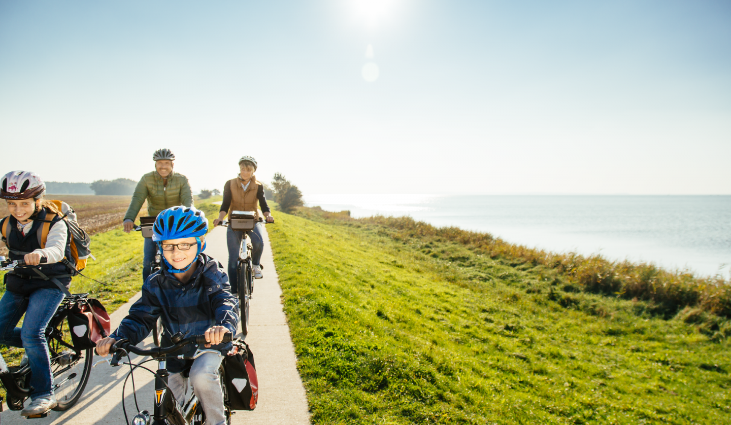 Cycling tour with the family on the island of Ummanz, © TMV/Roth